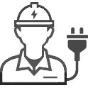 電気作業員アイコン